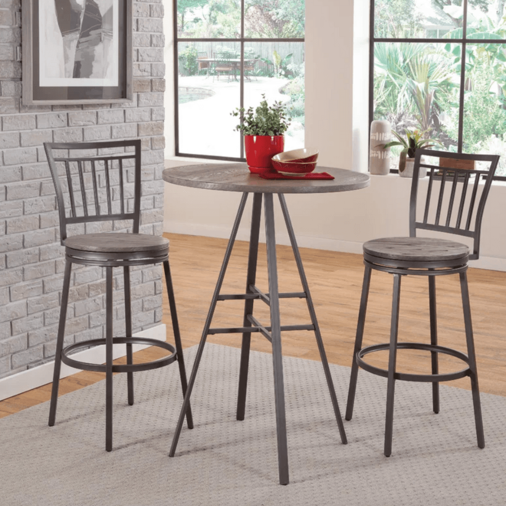 Mesa Bar + 2 Sillas Patty Ventitas Home Olivo