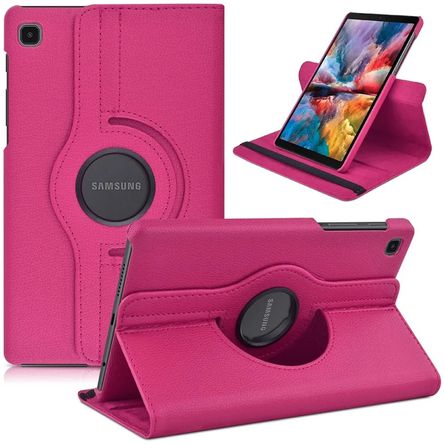 Funda Giratoria Compatible con Tablet Samsung A7 lite SM-T220 8.7? Fucsia