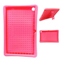 Funda de Silicona Compatible con Tablet A8 10,5"" SM-X200/X205 Fucsia