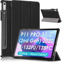 Funda Compatible con Tablet Lenovo Tab P11 Pro 11.2"" 2da Gen 2022 Tb132Fu Bookcover Negro