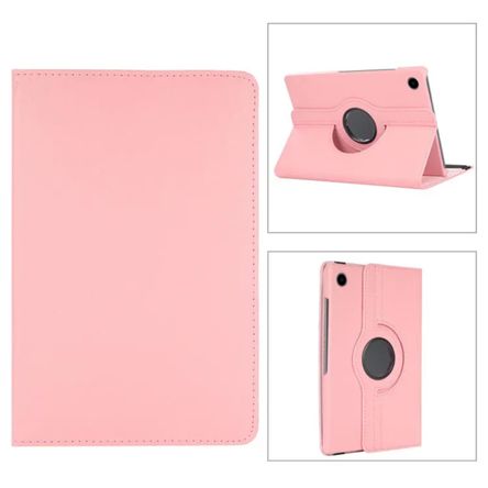 Funda Giratoria Compatible con Tablet Samsung A8 10,5 SM-X200/X205 Rosado