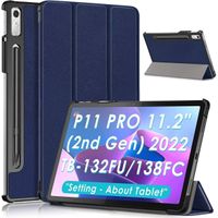 Funda Compatible con Tablet Lenovo Tab P11 Pro 11.2"" 2da Gen 2022 Tb132Fu Bookcover Azul