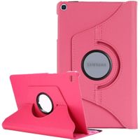 Funda Giratoria Compatible con Tablet S6 Lite 10,4"" SM-P610 Fucsia