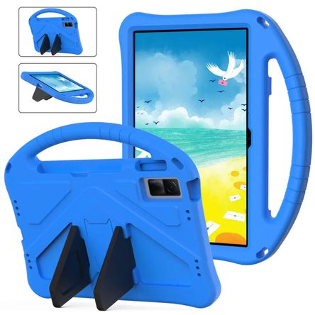 Funda de Goma con Diseño Triangulo Compatible con Tablet Xiaomi Pad 10,6 Azul