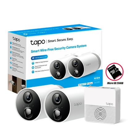 Cámara de Vigilancia Wi Fi Tp Link Tapo C100 1080P Fhd Sd 128Gb Tp-Link