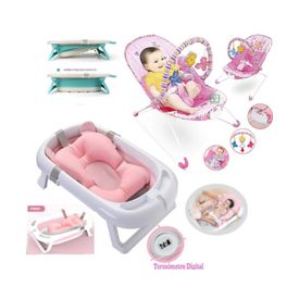 Bañera Plegable Baby Happy para Bebé Celeste - Promart