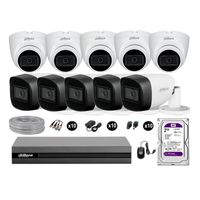 Cámaras Seguridad Dahua Kit 10 Cámaras Full Hd Audio 2tb