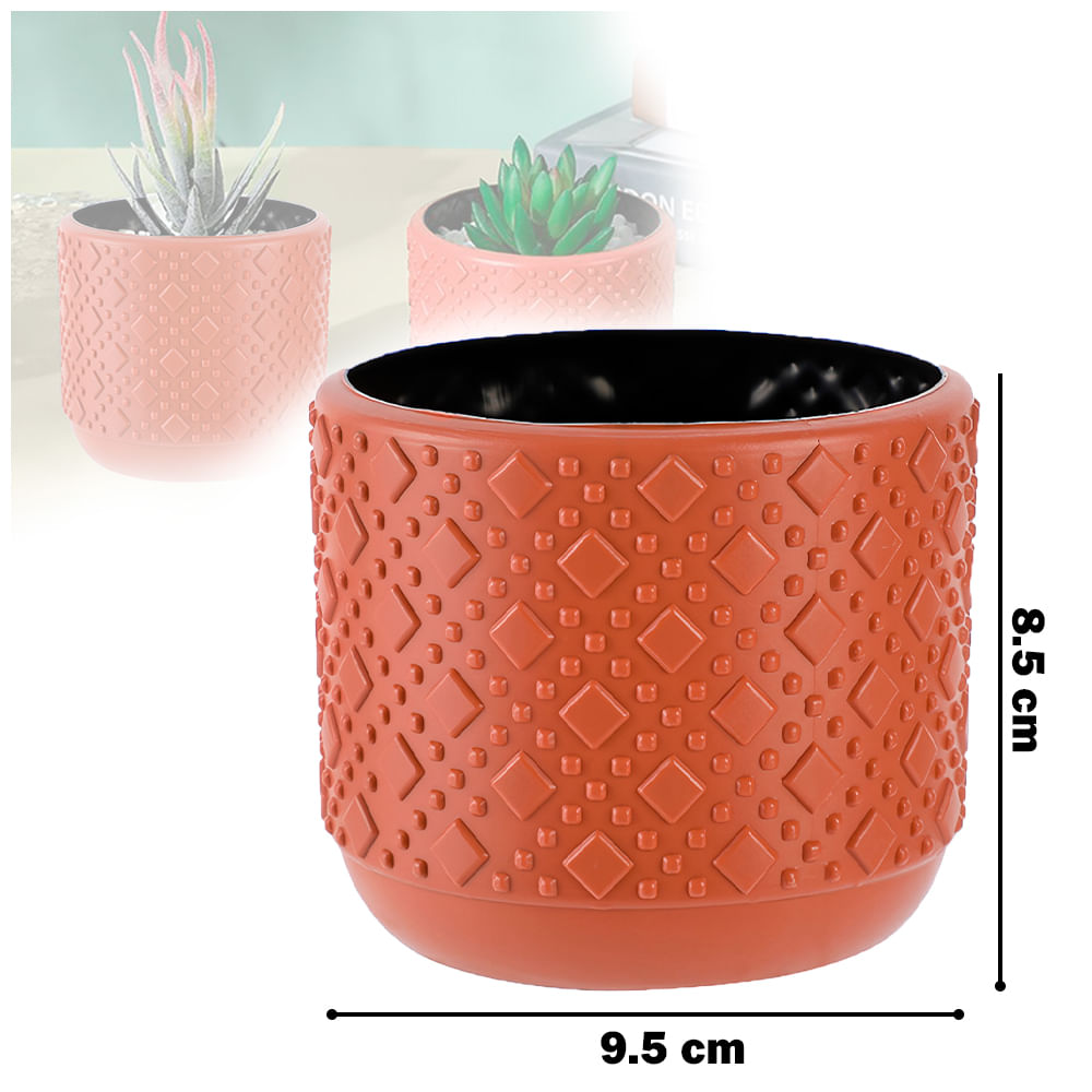 Macetero Cabeza De Buda De Cemento - Decorativo Para Interior O Exterior, Verde