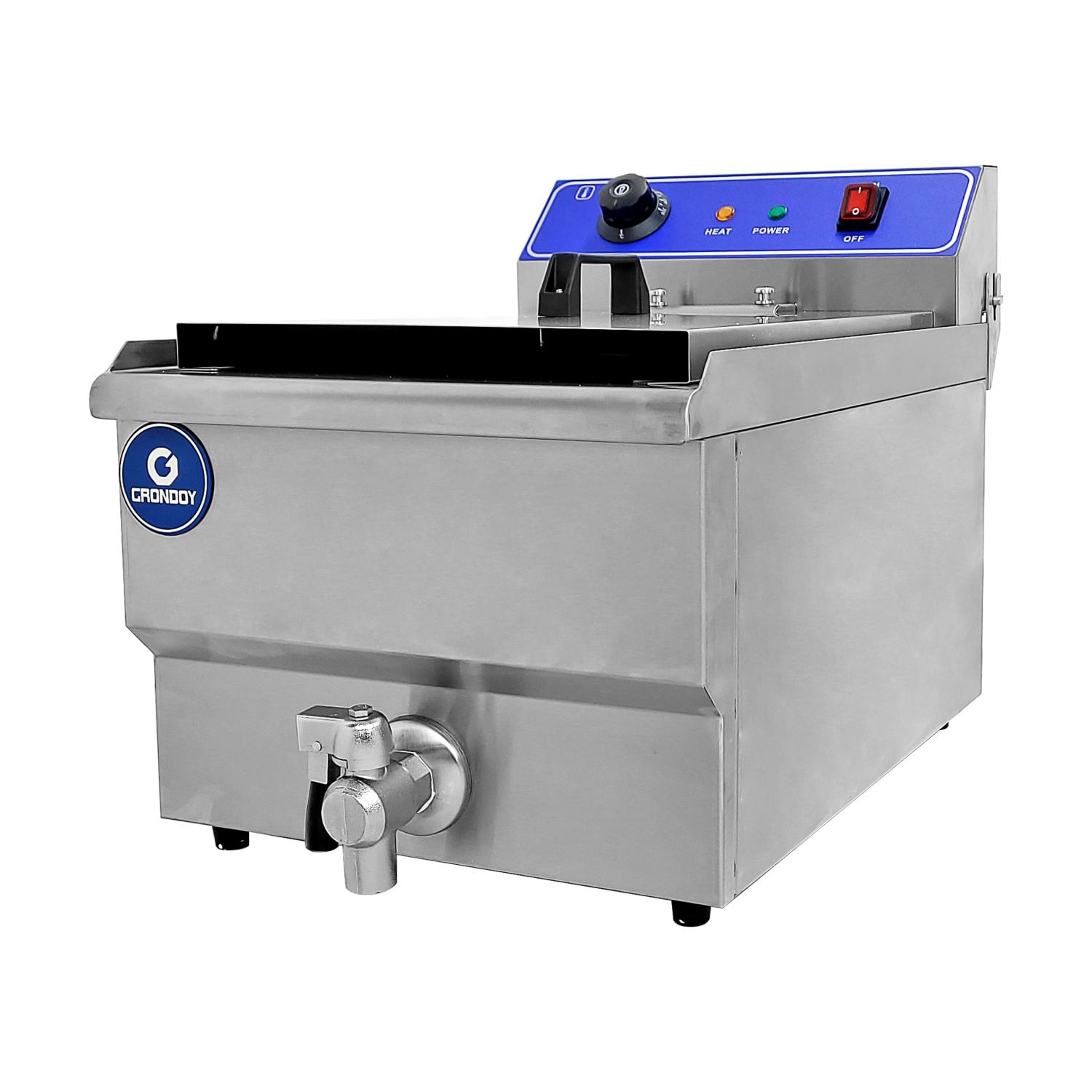 Freidora Eléctrica de 1 poza de 19 Litros GRONDOY