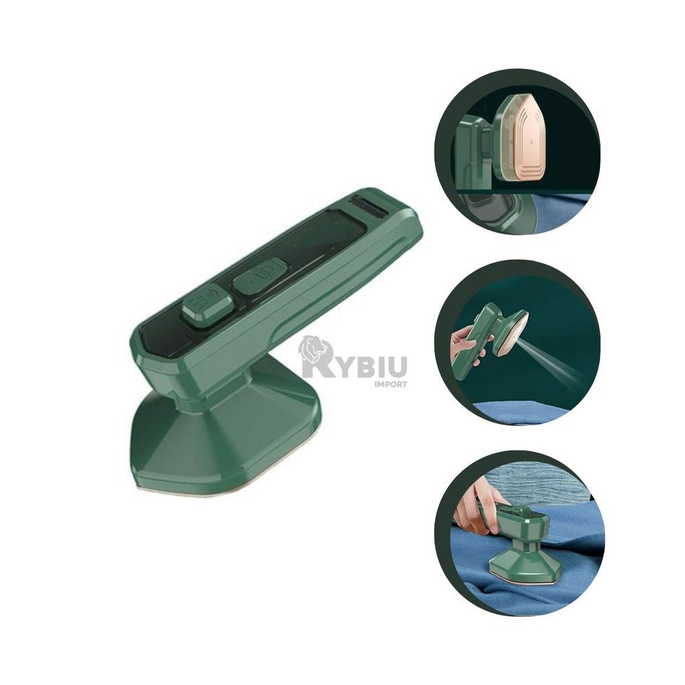 Mini Plancha a Vapor Verde con Vaporizador Mini Plancha a Vapor Verde con Vaporizador