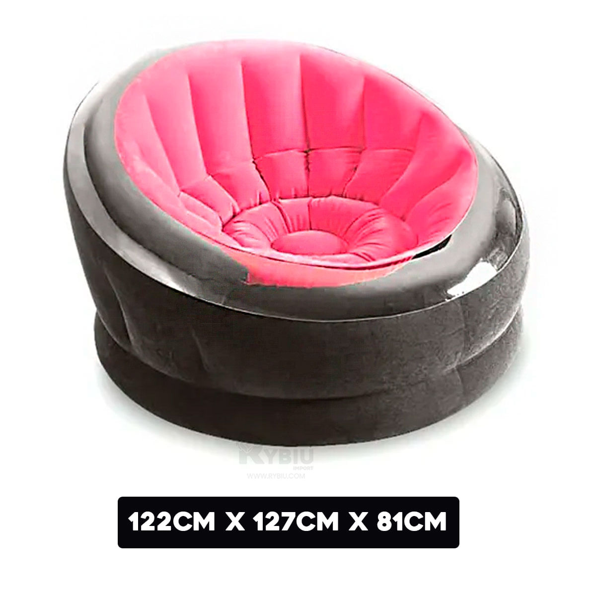 Inflable Sofa Rosado Ideal para 1 Persona