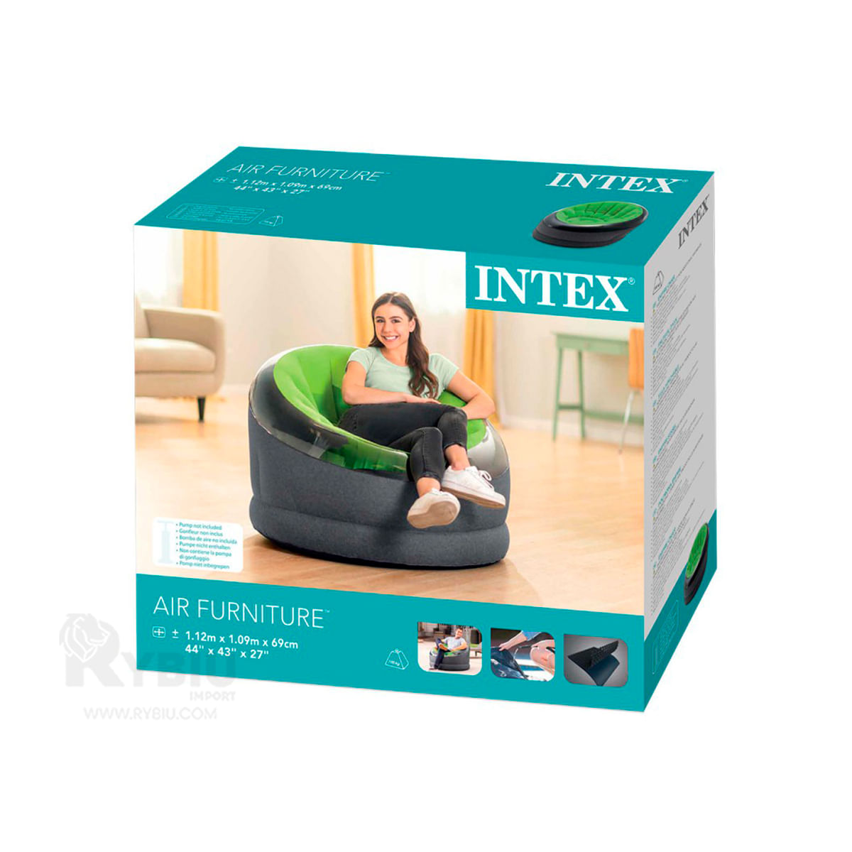 Sofa Inflable Fabricado con PVC de Alta Calidad