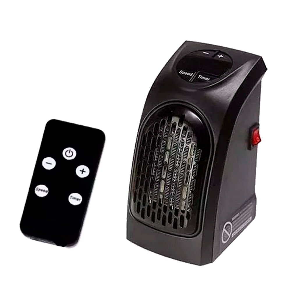 Mini Calefactor Portátil Eléctrico con Control - Blanco - Promart