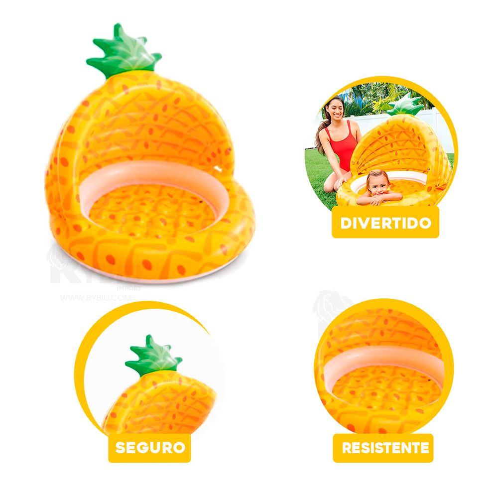 Suave Piscina Inflable de Piña para Bebe - Promart