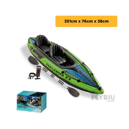 Kayak Versatil y Resistente de Color Verde Kayak Versatil y Resistente de Color Verde