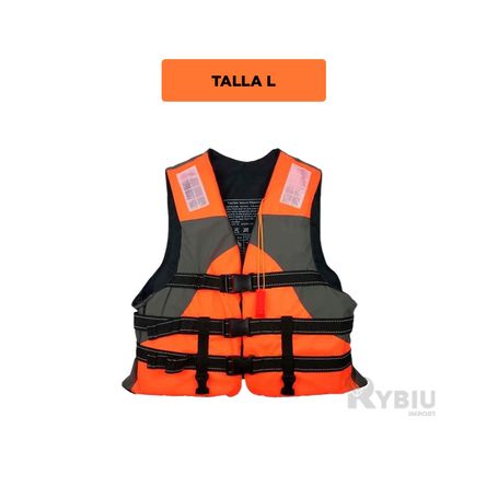 Chaleco Salvavidas Inflable Talla L de Color Anaranjado Chaleco Salvavidas Inflable Talla L de Color Anaranjado
