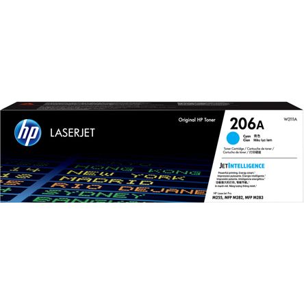 Cartucho de Tóner Hp 206A de Capacidad Estándar en Color Cian para Impresoras Laserjet