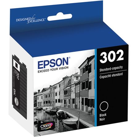 Cartucho de Tinta Epson Claria Premium 302 de Capacidad Estándar Negro