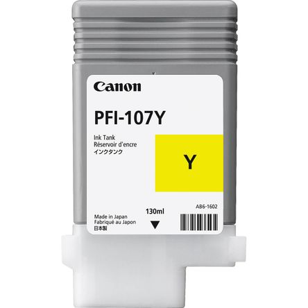 Cartucho de Tinta Amarilla Canon Pfi 107Y 130 Ml