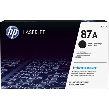 Cartucho de Tóner Hp Laserjet 87A Negro