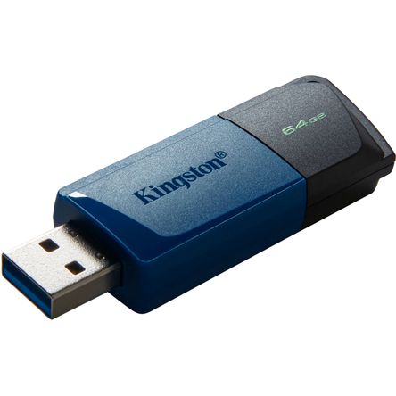 Unidad Flash Usb Kingston Datatraveler Exodia M de 64Gb Azul