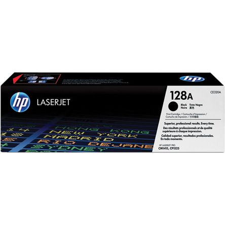 Cartucho de Tóner Negro Hp Color Laserjet 128A Ce320A Cartucho de Tóner Negro Hp Color Laserjet 128A Ce320A