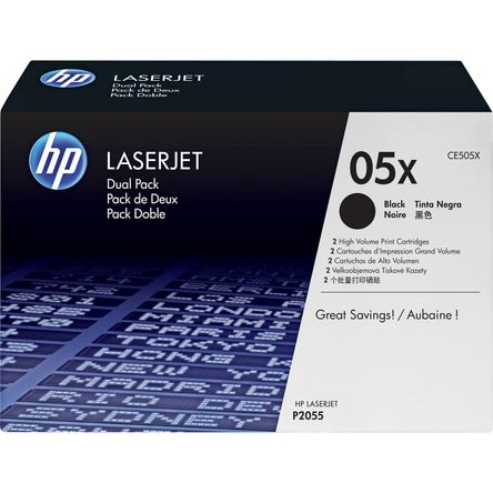 Cartucho de Impresión Negro Hp Laserjet Ce505X Paquete Doble