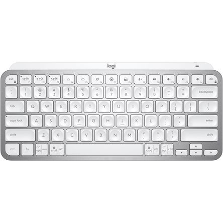 Teclado Inalámbrico Logitech Mx Keys Mini Gris Pálido