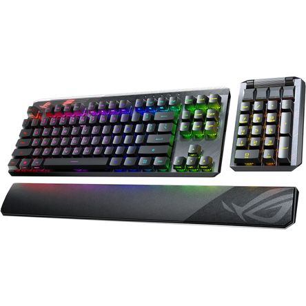 Teclado para Juegos Mecánico Retroiluminado Inalámbrico Asus Republic Of Gamers Claymore Ii Rx Blue