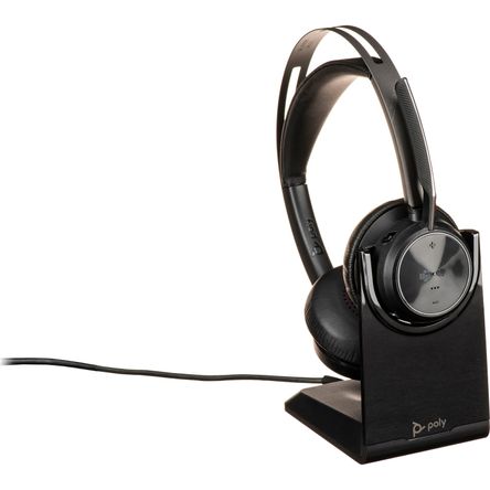 Auriculares Estéreo On Ear con Cancelación de Ruido Plantronics Voyager Focus 2 Uc Microsoft Usb T