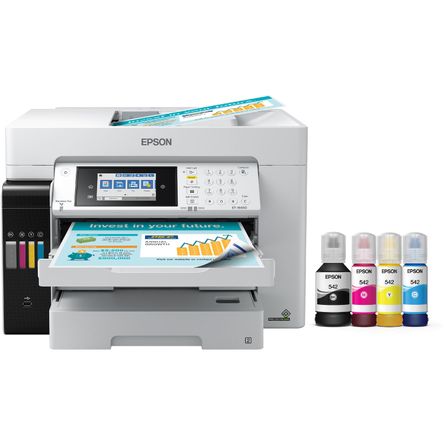 Impresora Multifuncional Supertank de Ancho Formato All In One Epson Ecotank Pro Et 16650