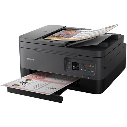 Impresora Multifuncional Inalámbrica Canon Pixma Tr7020A Color Negro