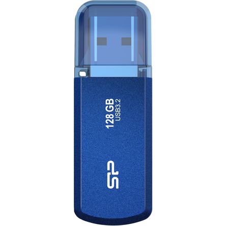 Unidad Flash Usb 3.2 Silicon Power Helios 202 de 128Gb Azul