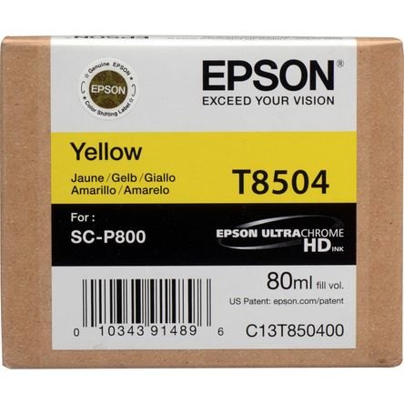 Cartucho de Tinta Amarilla Epson T850400 Ultrachrome Hd 80 Ml