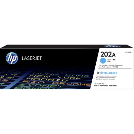 Cartucho de Tóner Hp Laserjet 202A Cian