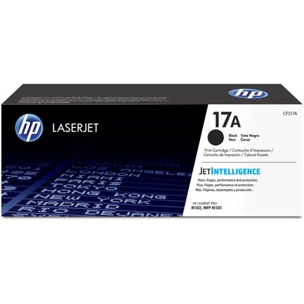 Cartucho de Tóner Original Hp 17A Black para Impresoras Láser Jet