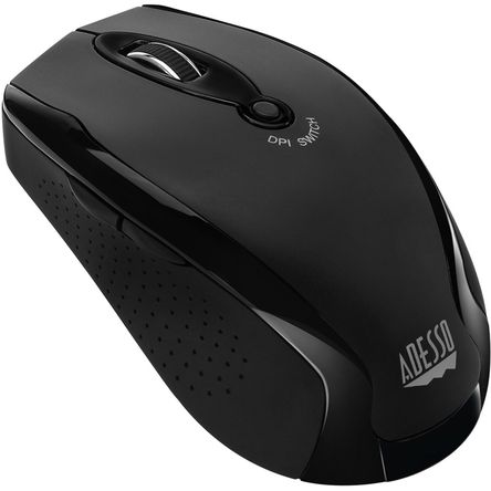 Mouse Óptico Inalámbrico Ergonómico Adesso Imouse M20B Negro