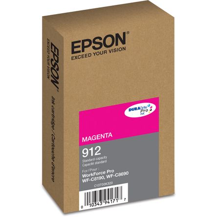 Cartucho de Tinta Magenta Epson Durabrite Pro 912 de Capacidad Estándar