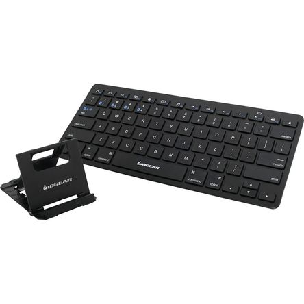 Teclado Bluetooth Iogear Slim Multi Link con Soporte