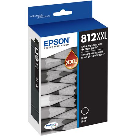 Cartucho de Tinta Negra Epson T812 de Alta Capacidad Extra con Sensormatic