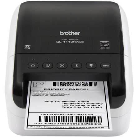 Impresora de Etiquetas Profesional Inalámbrica Brother Ql 1110Nwbc de Formato Amplio