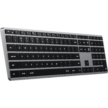 Teclado Bluetooth Retroiluminado Satechi Slim X3 Gris Espacial