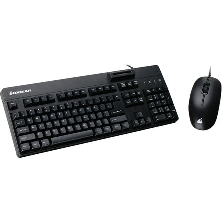 Teclado con Lector de Cac y Ratón Iogear