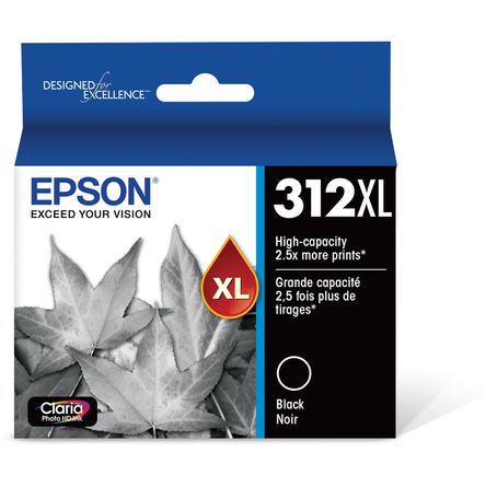 Cartucho de Tinta Epson T312Xl Black Claria Photo Hd con Sensormatic