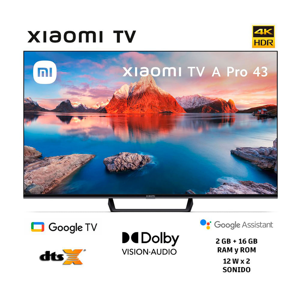 Televisor Xiaomi 43"" A Pro Led 4K