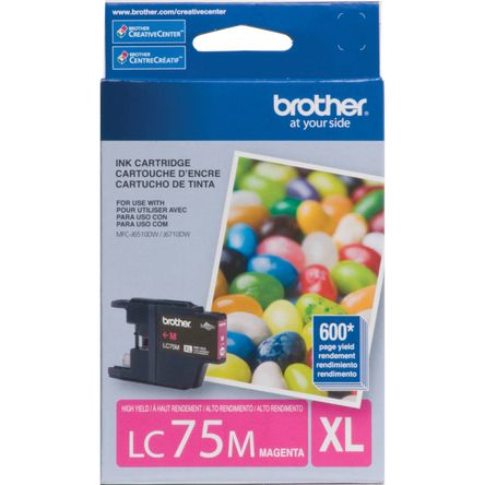 Cartucho de Tinta Magenta Brother Lc75M Innobella de Alta Capacidad Xl Series