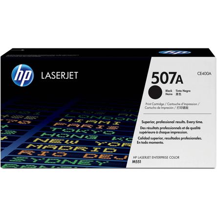 Cartucho de Tóner Hp Laserjet Negro 507A