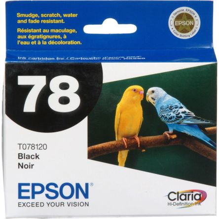 Cartucho de Tinta Negra Epson 78 Claria Hi Definition