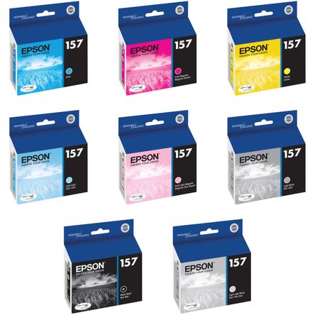 Kit de Cartuchos de Tinta Epson 157 con Tinta Negra Mate