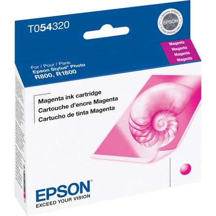 Cartucho de Tinta Magenta Epson para Impresoras Stylus Photo R800 y R1800